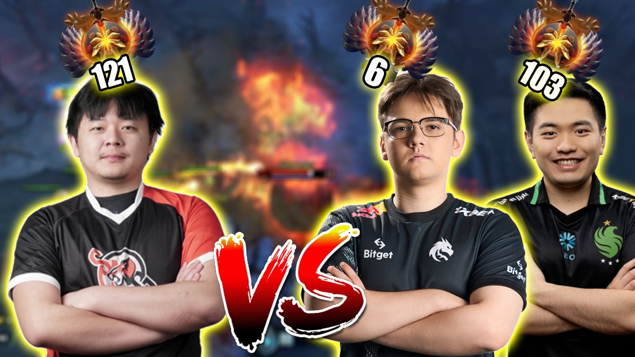 Can I beat TWO 2 Time TI WINNERS? | Midone | Yatoro and Snekyking background