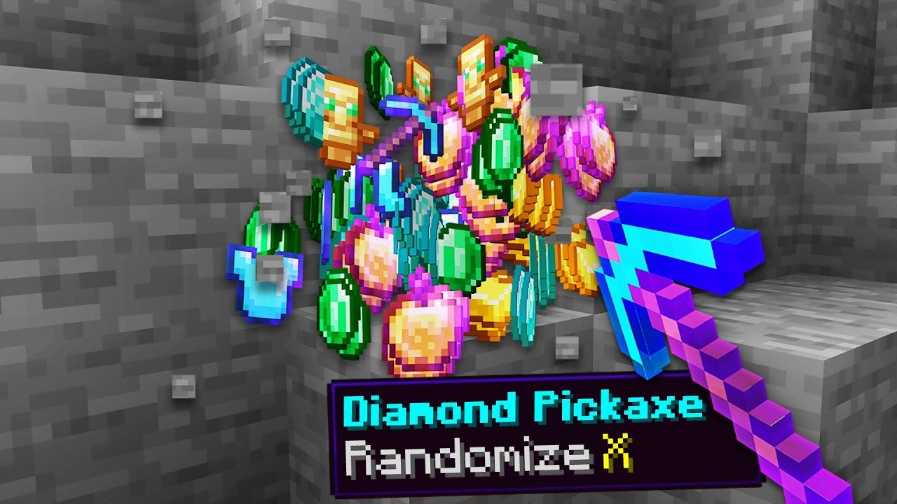 I Added a Randomizer Enchant to Minecraft... background
