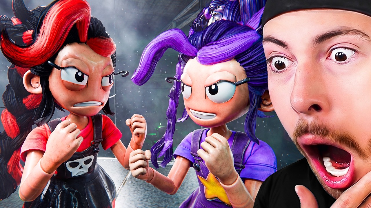Lily Lovebraids VS LILYS TWIN SISTER?! Poppy Playtime Animations! background