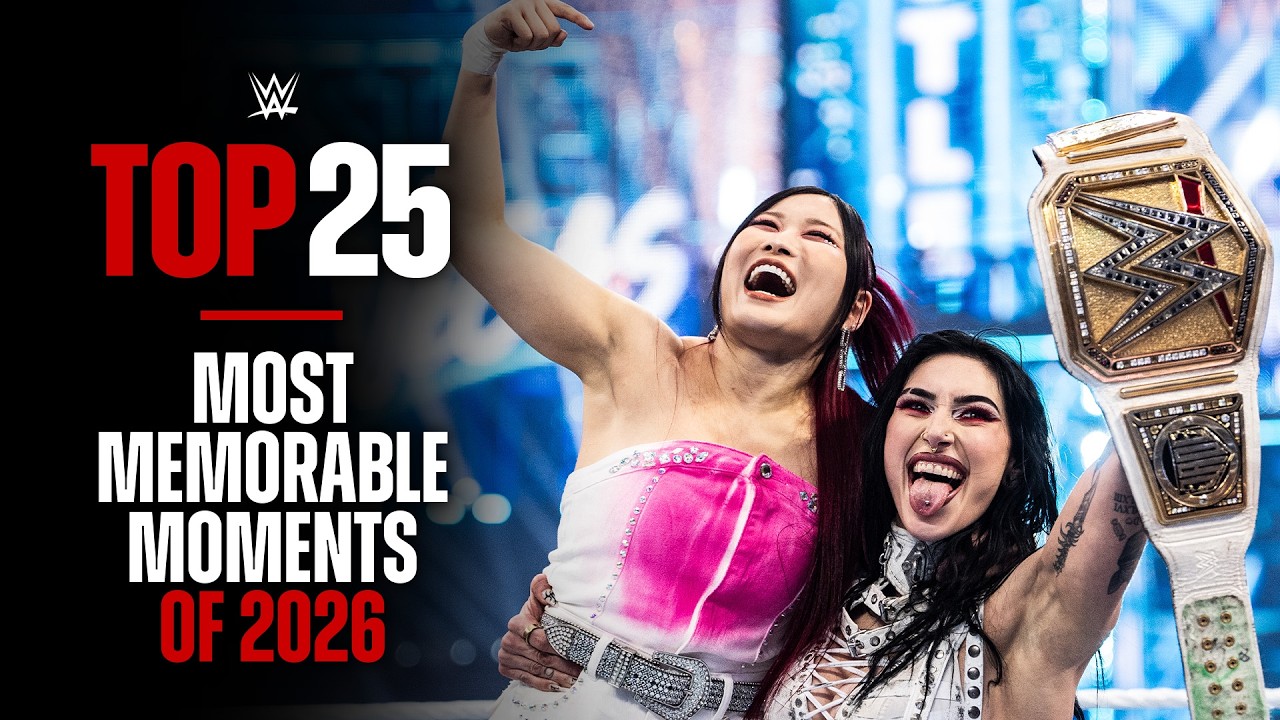 25 most memorable moments of 2026 … so far: WWE Top 10 special edition, July 5, 2026 background