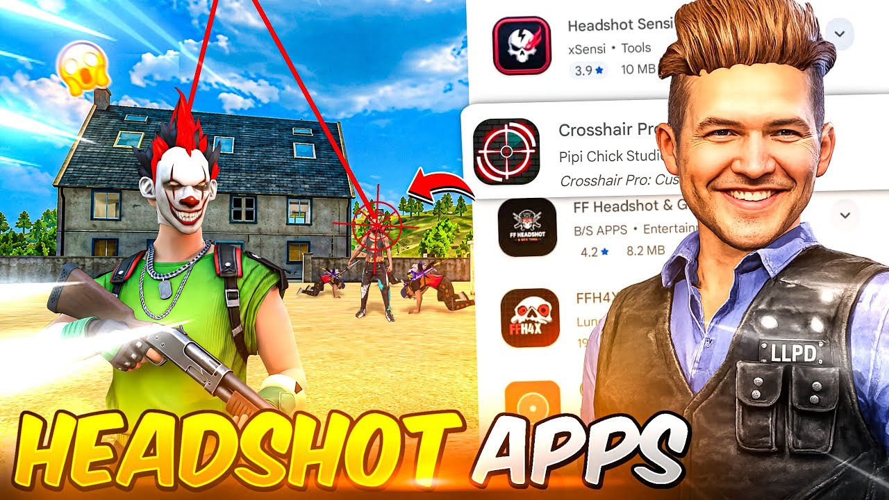 I Tried Viral Free Fire Headshot App 😱| Full Review–Real or Fake? | Free Fire Best Headshot App 2026 background