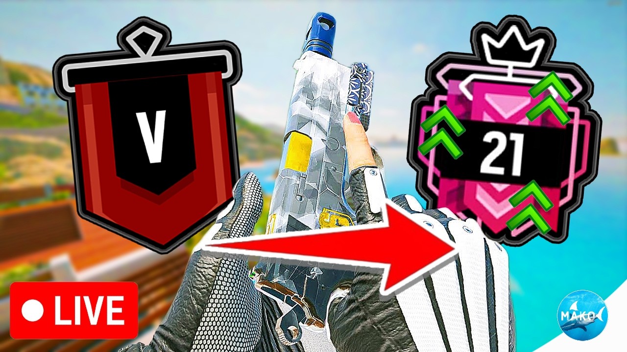 ЁЯФ┤ LIVE | Rainbow Six Siege Road To Champ | BEST PS5/PC Settings & Sensitivities background