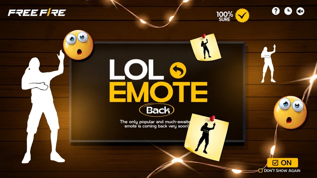 Lol Emote Return🔥 100% Confirmed-🇮🇳| Upcoming New Events Free Fire | 9th Anniversary Event Free Fire background