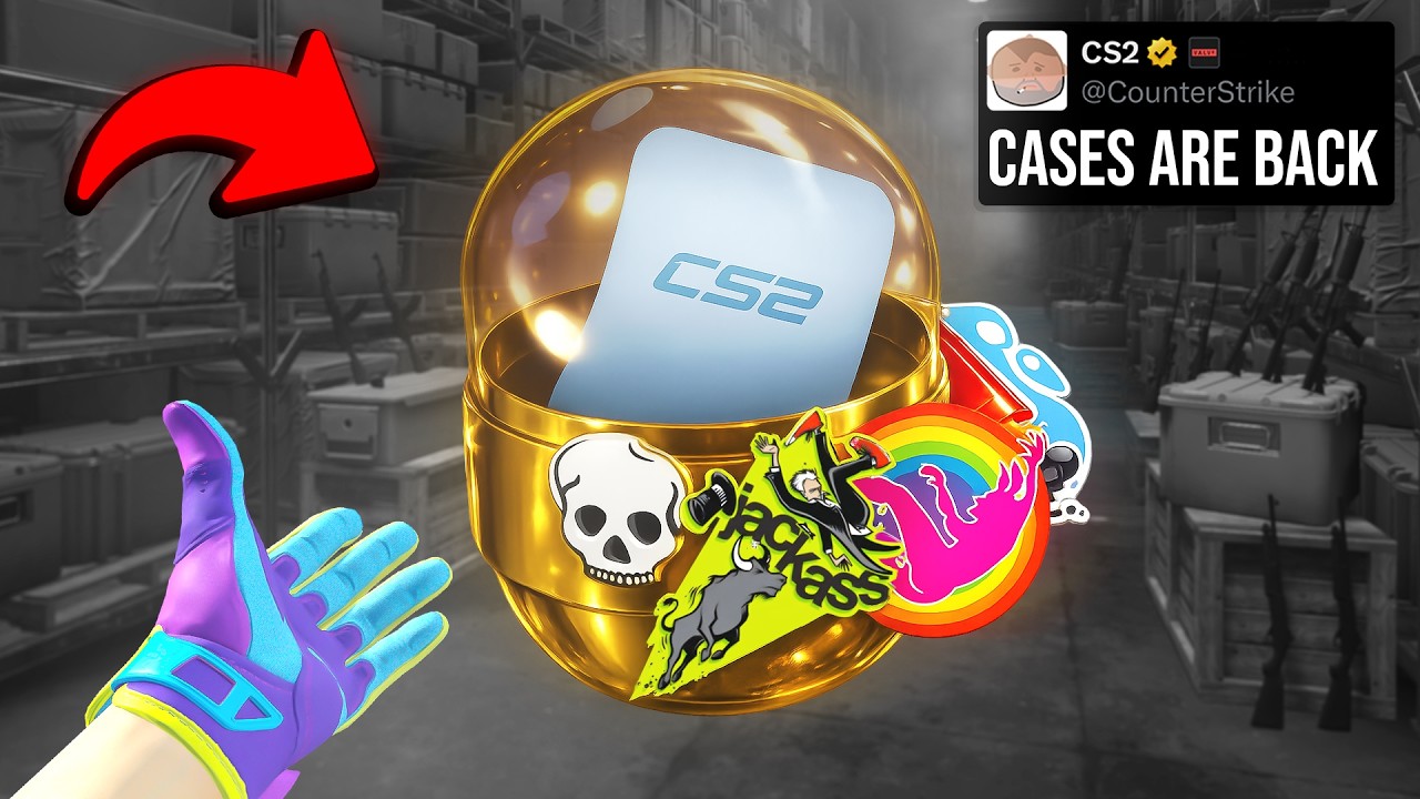WE JUST GOT THE WEIRDEST CS2 UPDATE EVER.. (CASES ARE BACK?) background