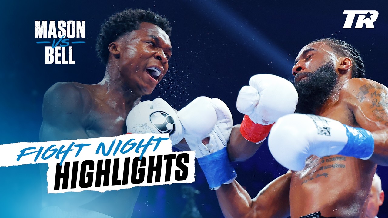 Abdullah Mason DEFENDS World Title vs Albert Bell | FIGHT HIGHLIGHTS background