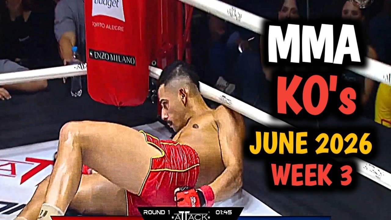 MMA Insane Knockouts, June 2026 | Week 3 background