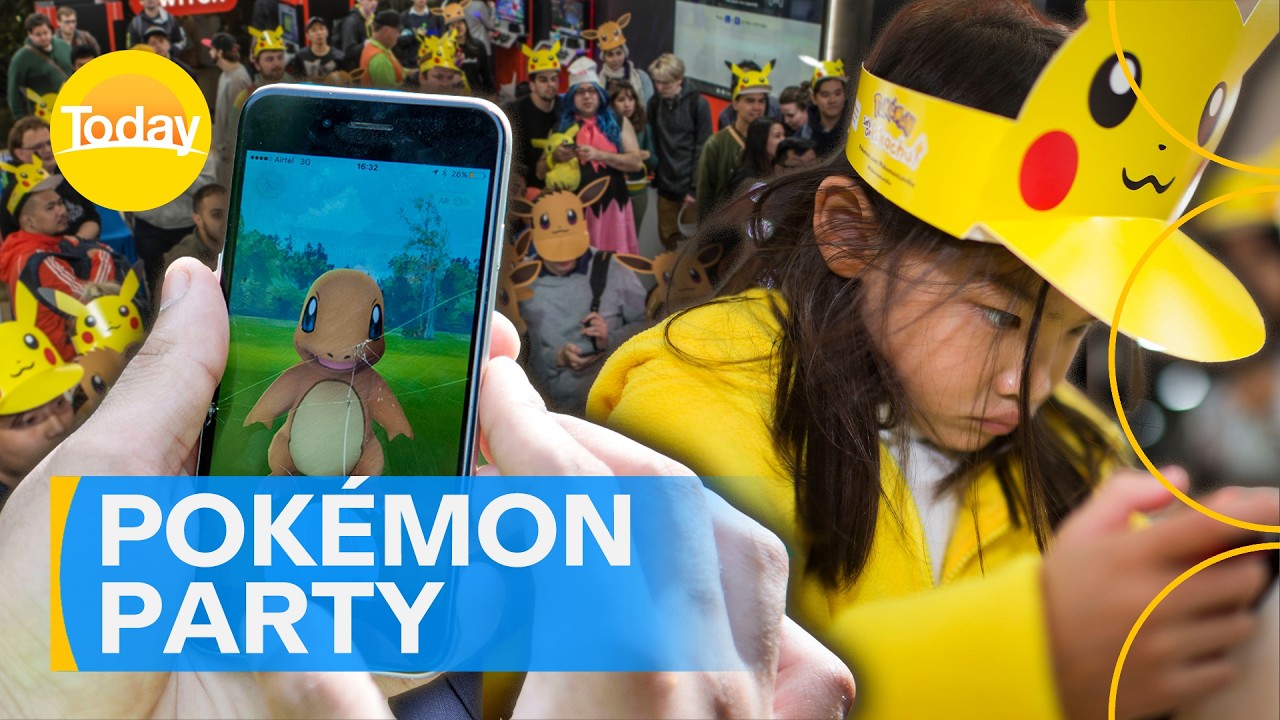 Ten years of Pokémon GO changing the world | Today Show Australia background