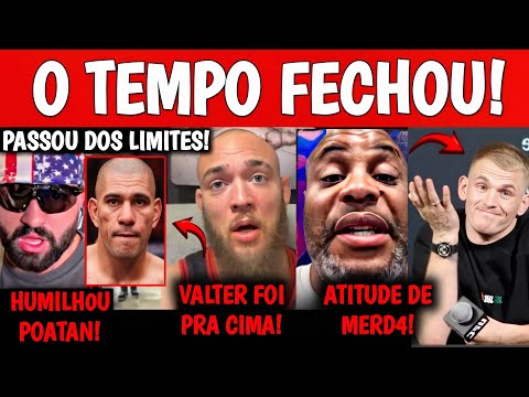 FALASTRÃO TOMOU🚨 Valter Walker PARTE PRA CIMA de Rokit APÓS TENTAR HUMILH4R Poatan| Cormier DET0NOU