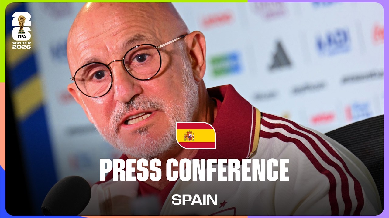 Spain On Playing Portugal | Luis de la Fuente Castillo Takes Questions background