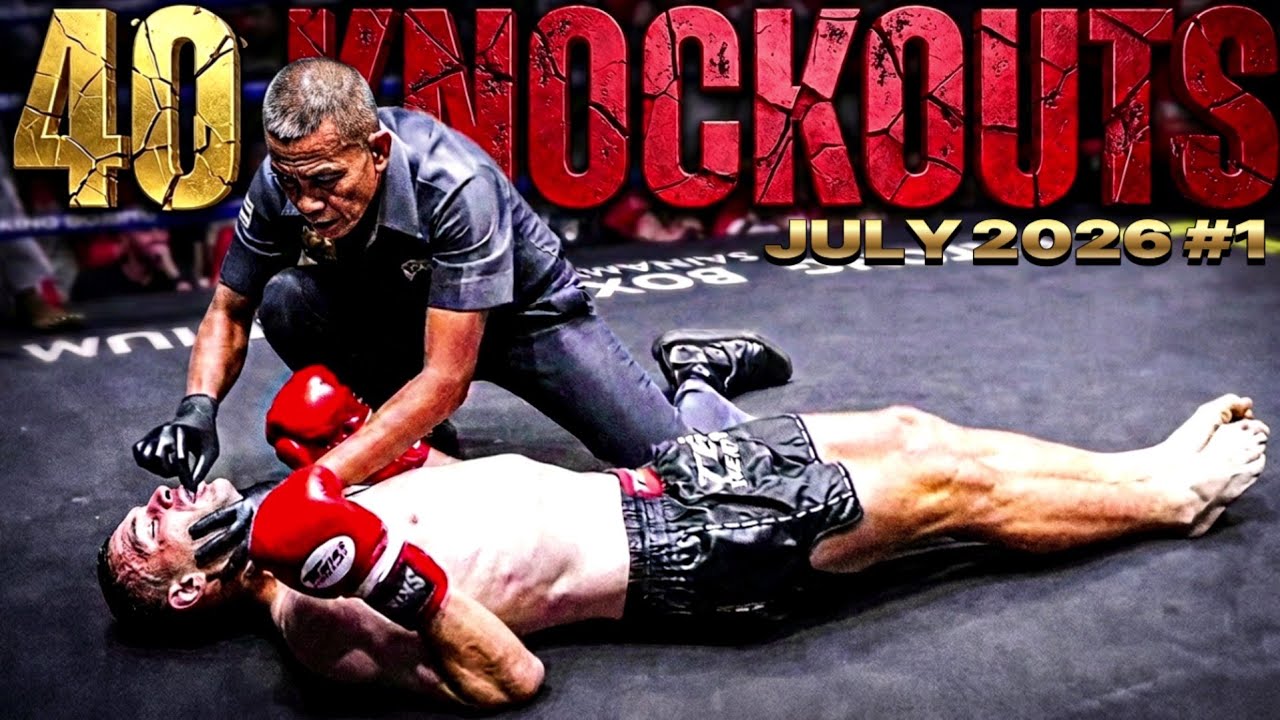 MMA & Muay Thai BEST 40 Knockouts | JULY 2026 #1 💣 background