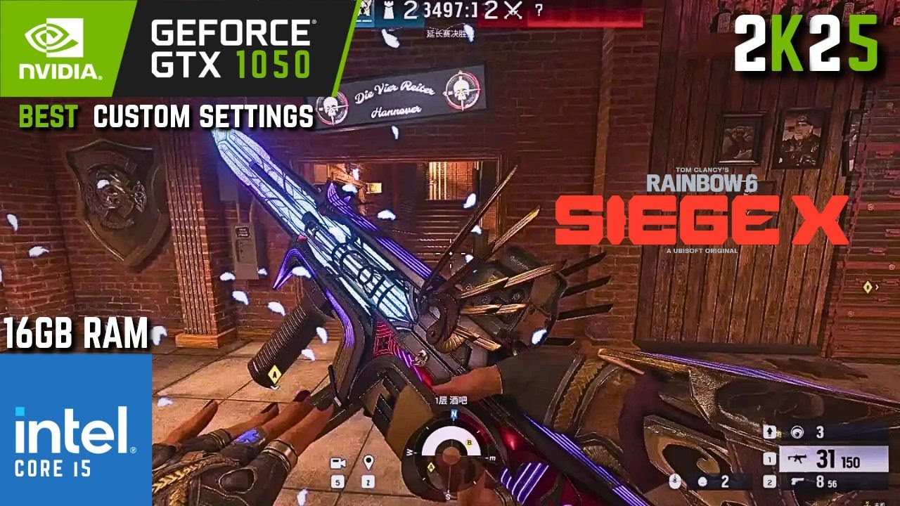 Tom Clancy's Rainbow Six Siege X | GTX 1050 2GB with Core i5 3470 & 16GB Ram backdrop