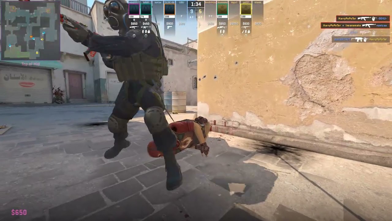 Dust2 no dio un segundo de respiro | CS2 Highlights #36 #counterstrike2 #highlights background