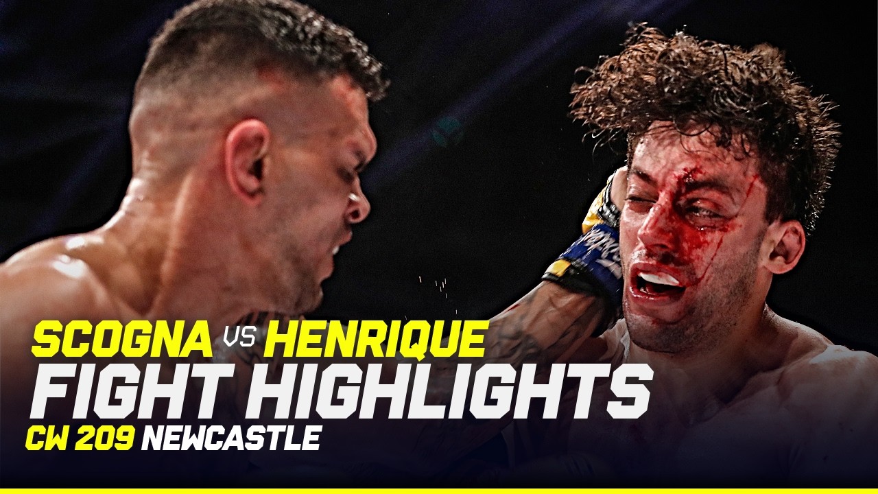 THIS FIGHT WAS INSANE đ± | Damiano Scogna vs. Rony Henrique | CW 209 Newcastle Fight Highlights background