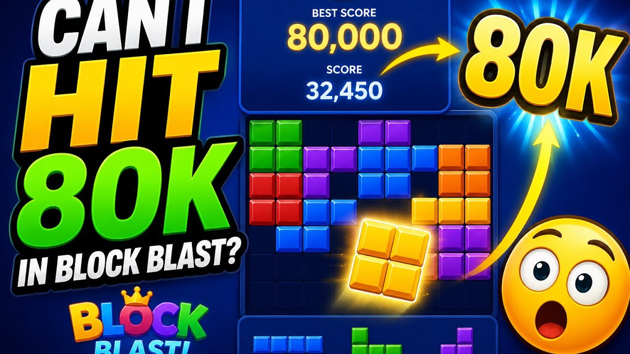 Can I get 80K in Block Blast?ЁЯдФ background