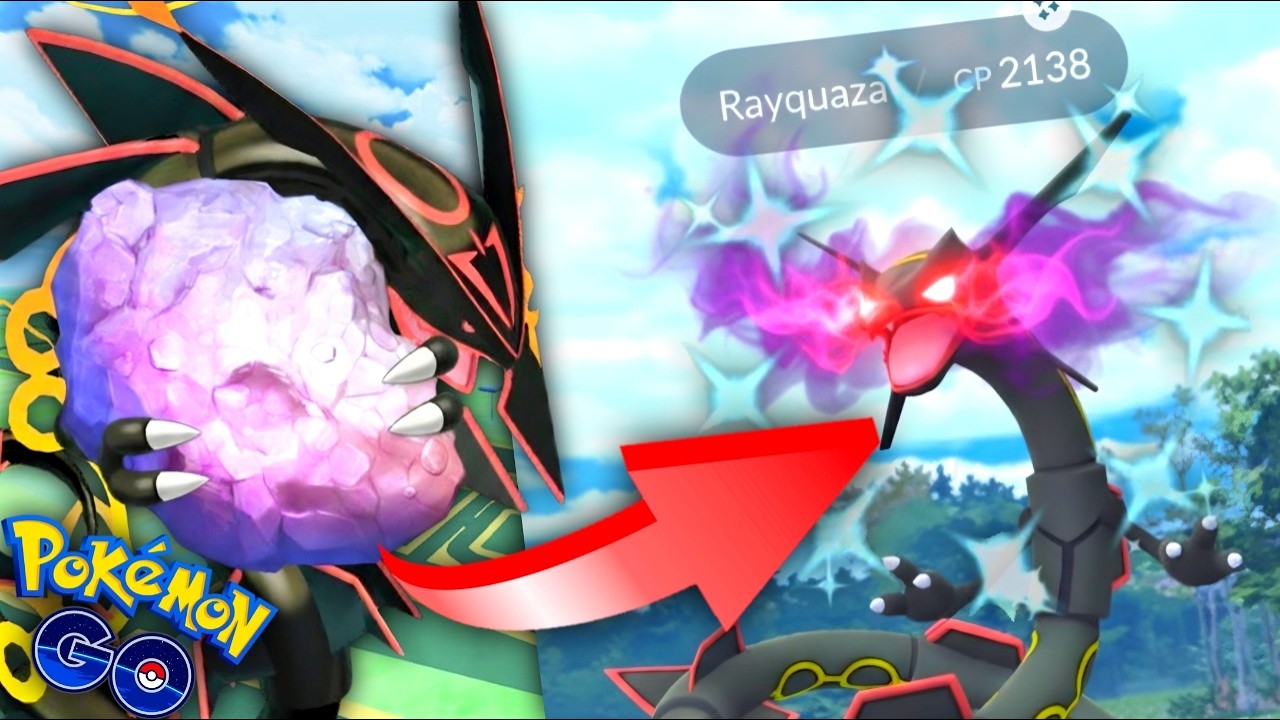 *SAVE FREE METEORITE FOR SHADOW RAYQUAZA IF THEY ALLOWED IT* Pokemon GO news & tips background