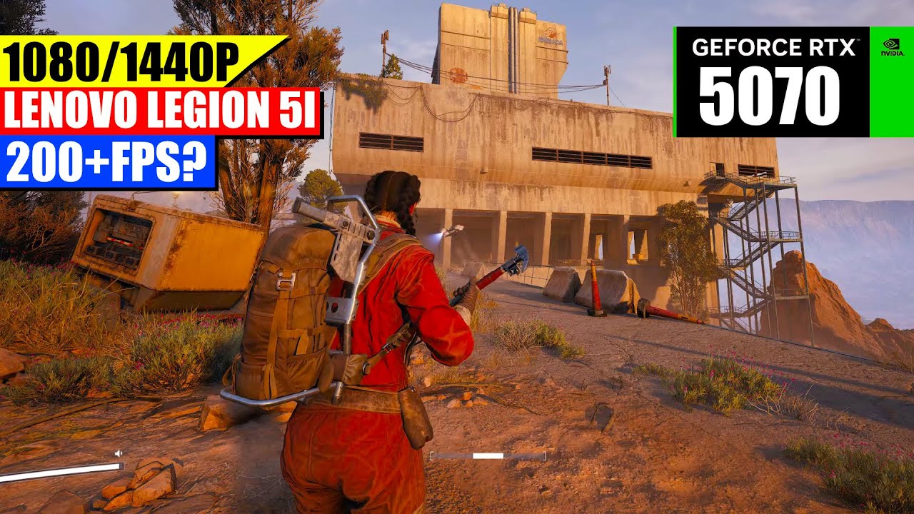 Lenovo Legion 5 RTX 5070 Gameplay Test | ARC Raiders Ultra Settings | i7 14th Gen backdrop