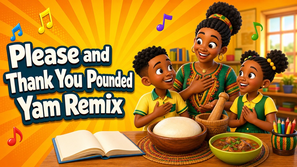 Please and Thank You Pounded Yam Remix background