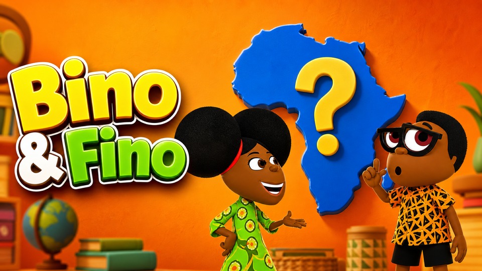 Mga Tanong sa Karaniwang Kaalaman sa Africa para sa Pamilya mula kay Bino at Fino! background