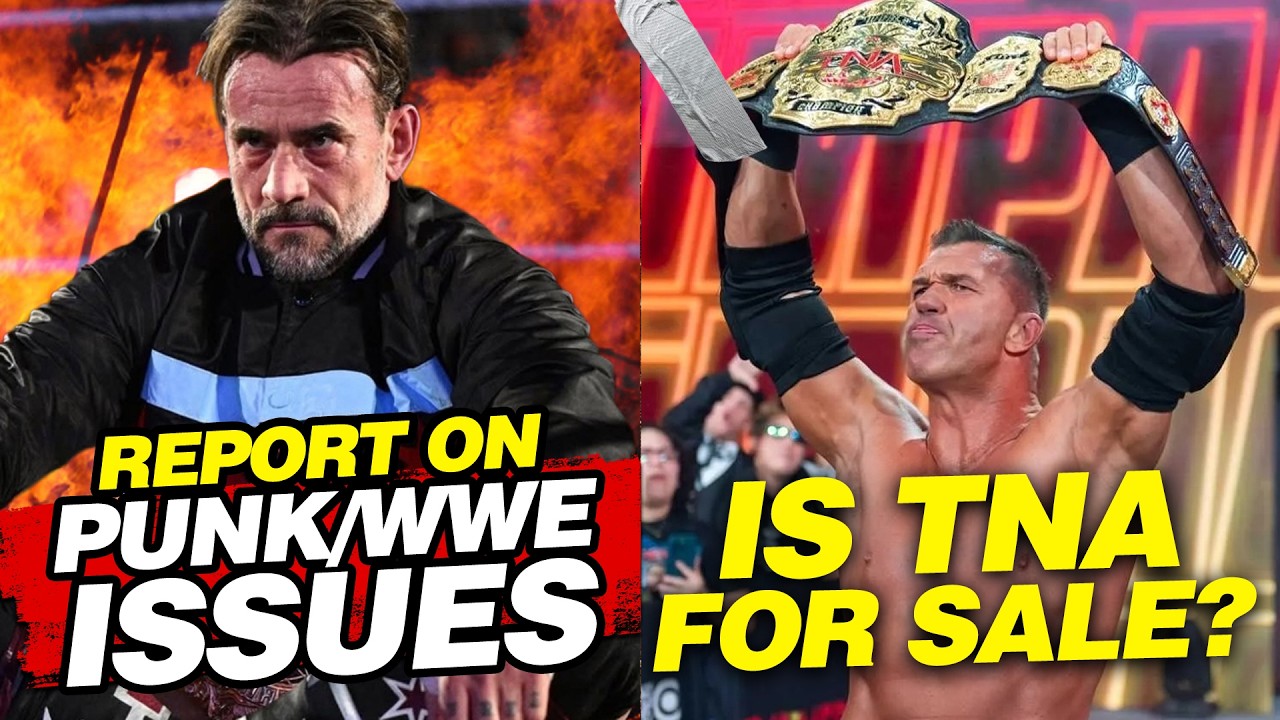 Latest on CM Punk/WWE Issues | TNA For Sale? | HHH On WWE: "It's not that serious" background
