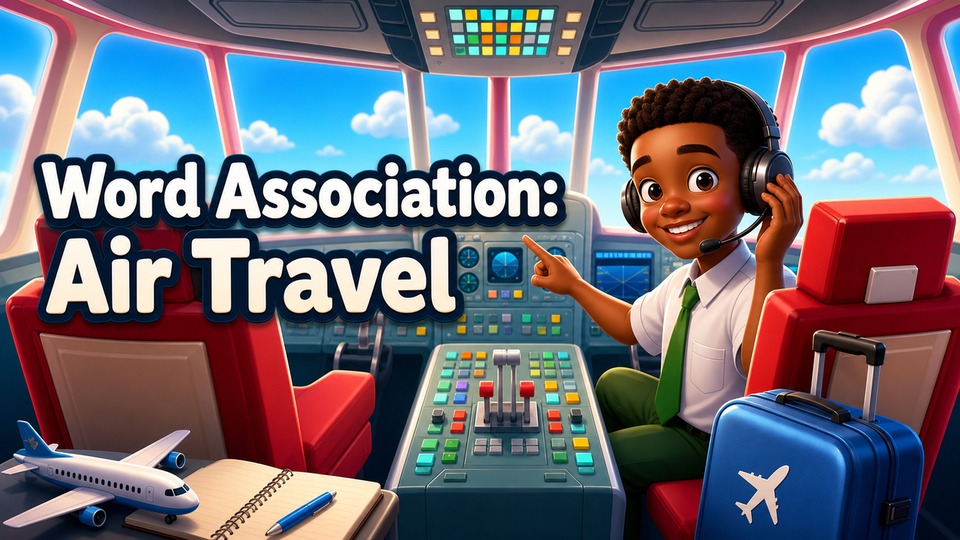 Word Association: Air Travel background