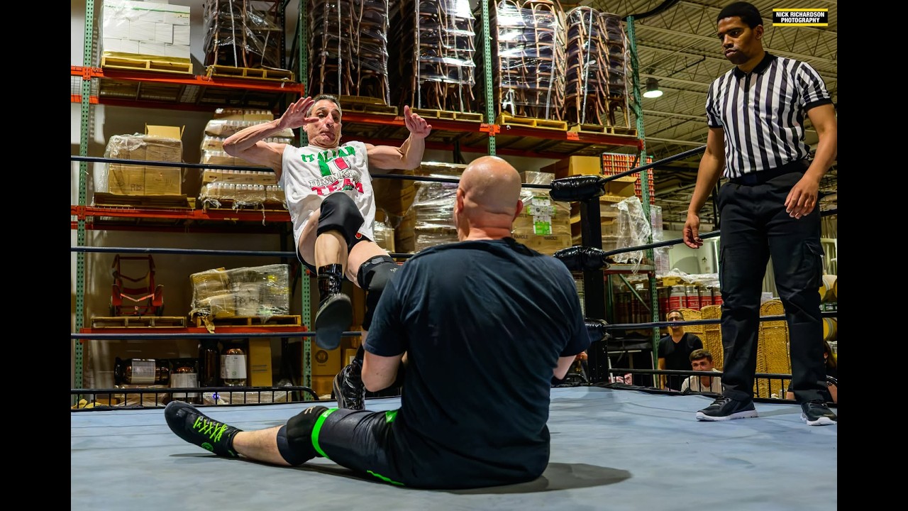 Former WWE/ECW superstar Nunzio & "The Burning Angel" Dylan Napalm v The Hostile Collective 2026-07-06 18:09 background