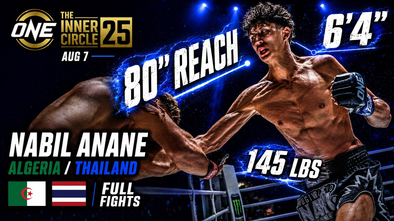 HEβS BAAACKKK... π 6'4", 145 POUNDS & Diabolical Reach | Nabil Anane's MUST-SEE Full Fights 2026-07-06 19:55 background