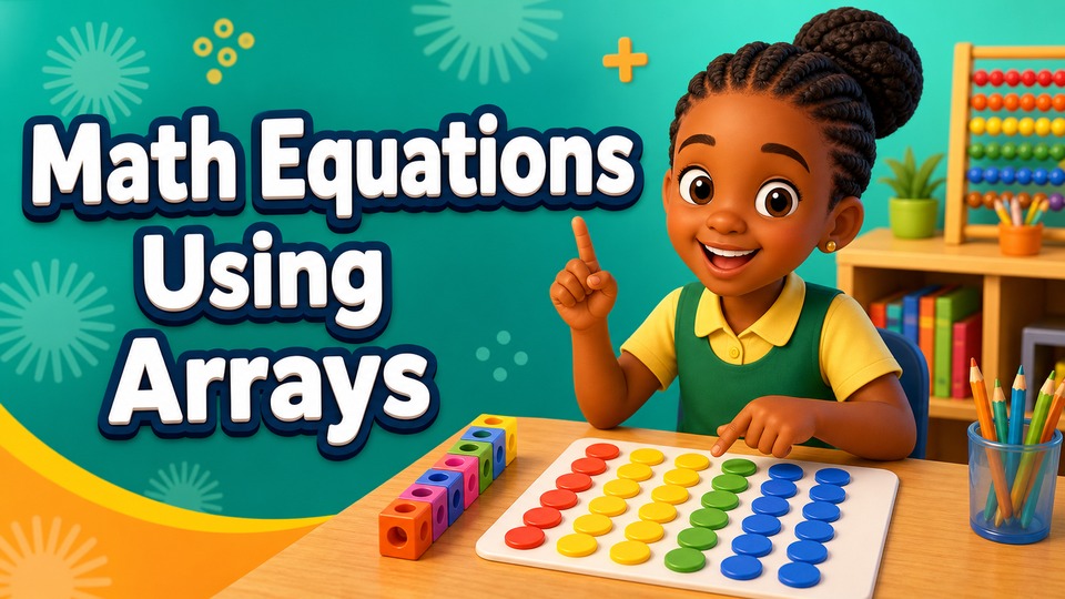 Persamaan Matematika Menggunakan Array | Matematika Kelas 2 | Kids Academy backdrop