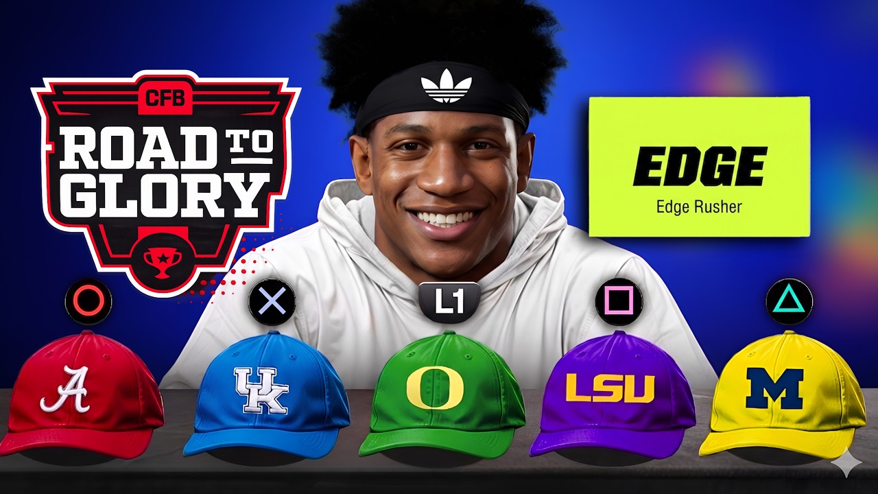 BEST Schools For EDGE! College Football 27 Road To Glory background