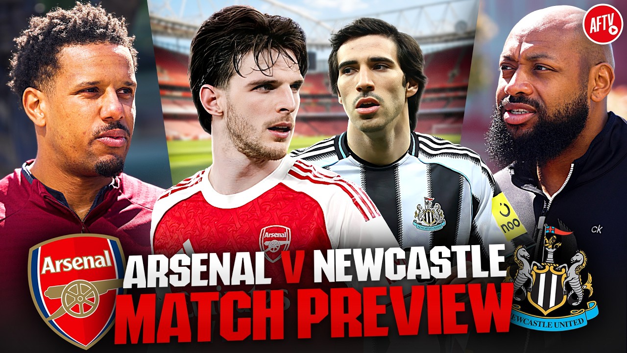 All In For The Final 5! SUPPORT THIS TEAM | Match Preview | Arsenal vs Newcastle background