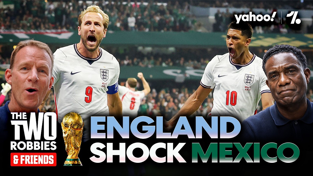 England SCENES! | Balogun's back | Haaland joins Messi & Mbappe | The Two Robbies & Friends background