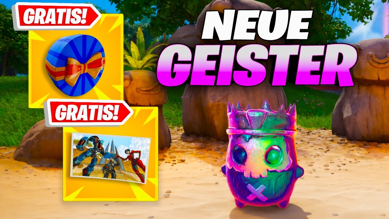 Fortnite KOSTENLOSE Items für ALLE & DIESE neuen Geister! 😍 background