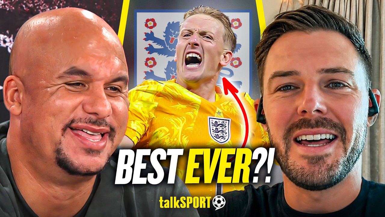 "MATCH-WINNING PERFORMANCE!" Jack Butland On Whether Pickford Is England's Greatest Goalkeeper Yet! background