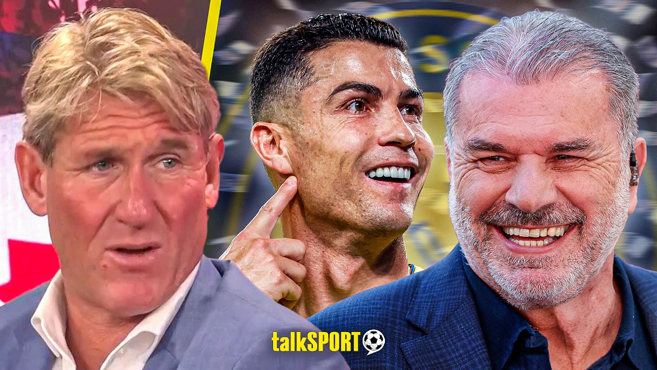 "LOOK AT ME!" Simon Jordan QUESTIONS Ange Postecoglou's INTEGRITY after taking Al-Nassr job! background