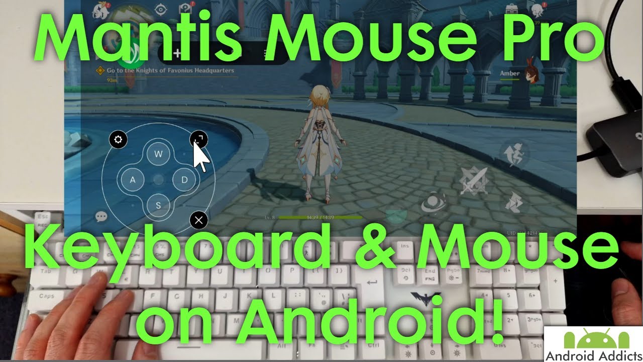 Mantis Mouse Pro - Android Keyboard and Mouse PUBG, Genshin Impact background