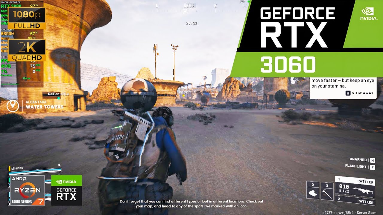 ARC Raiders : RTX 3060 6GB + Ryzen 7 6800H | Lenovo Legion 5 (2K 60FPS Max Settings/ RTX On/ FG On) backdrop