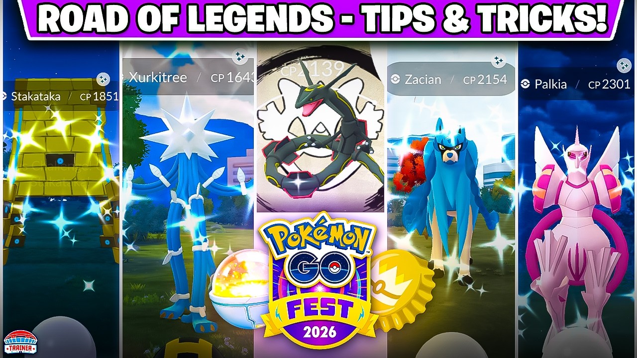 Top Tips for Road of Legends! The Biggest Raid Week in Pokémon GO History background