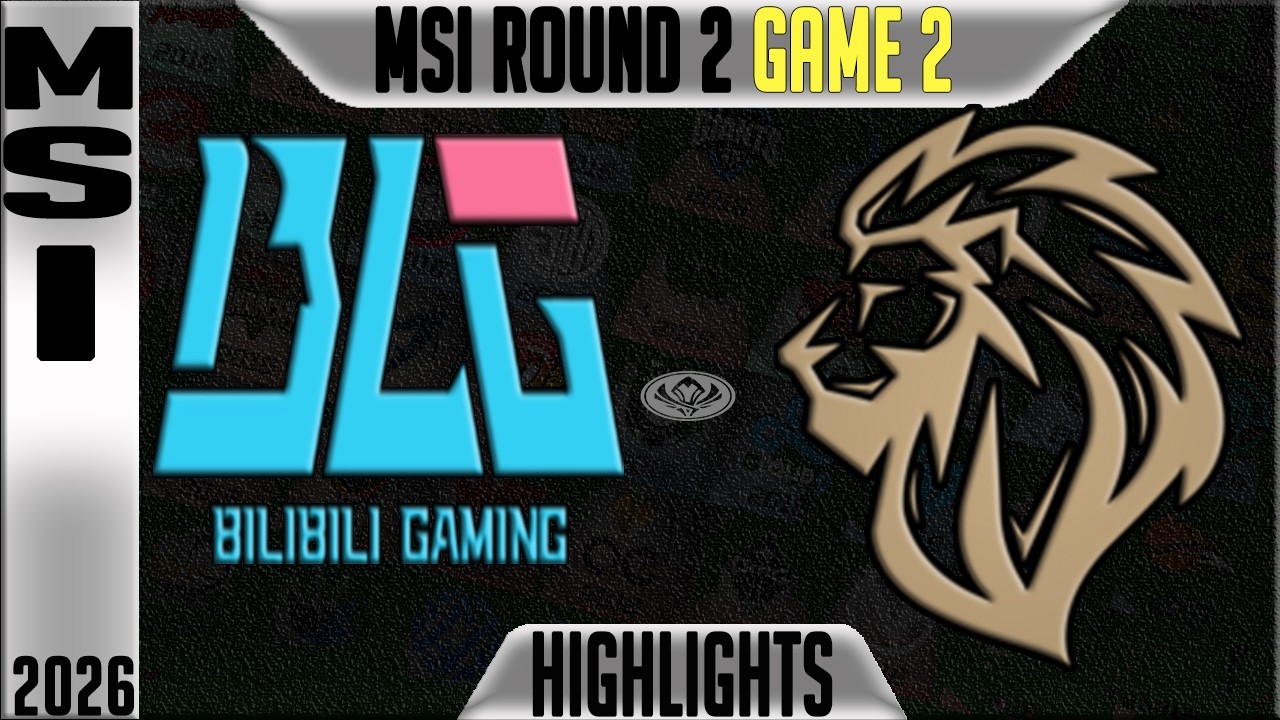 BLG vs LYON Highlights Game 2 | MSI 2026 Day 4 | Bilibili Gaming vs LYON G2 background