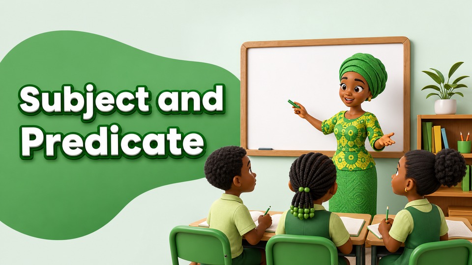 Subject and Predicate background