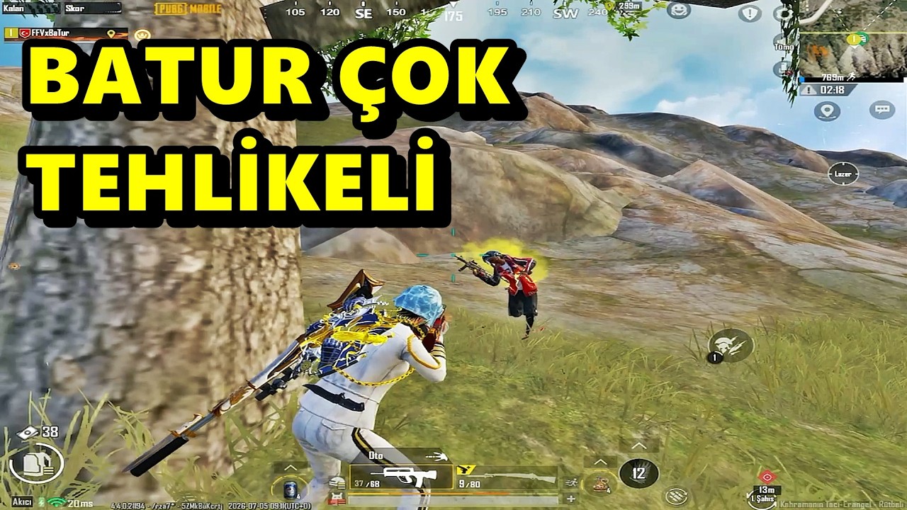 BATUR ÇOK TEHLİKELİ ! MÜTHİŞ MAÇ BATUR GAME SOLO SQUAD PUBG MOBİLE background