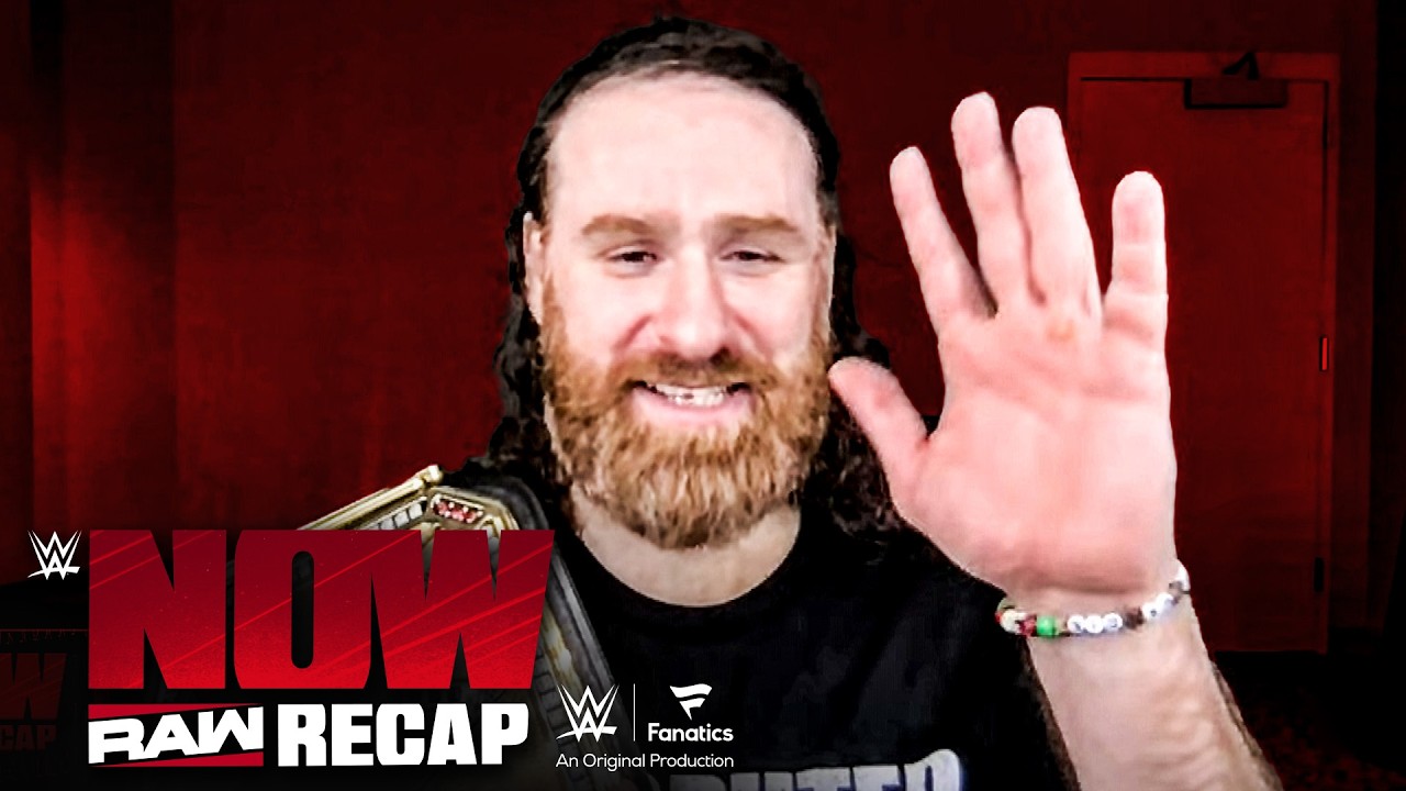 FULL INTERVIEW: Sami Zayn is on cloud nine as new Undisputed WWE Champion | Raw Recap: WWE Now background