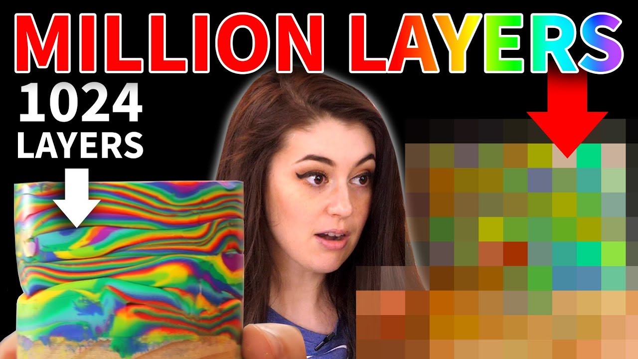 MILLION Layer Rainbow Clay Bowls background