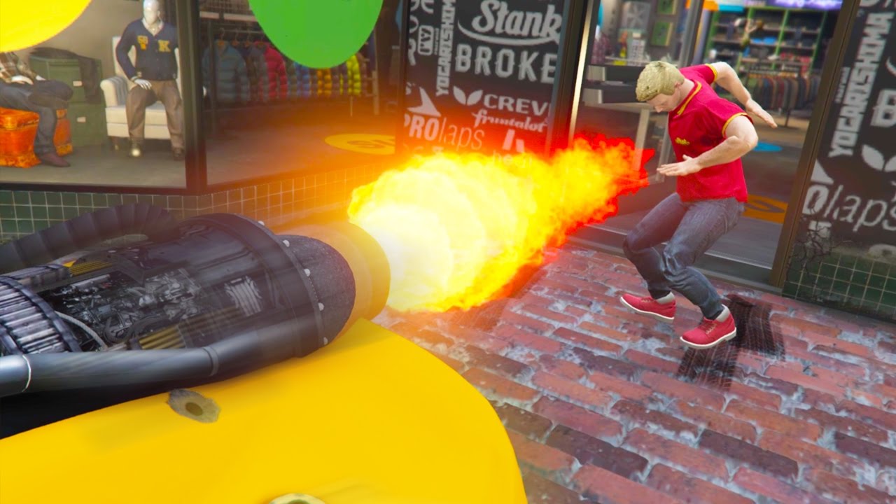 GTA 5 Online - ROCKET CAR TROLLING! (GTA V Online) background