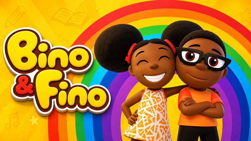 Colours of The Rainbow - Bino and Fino Song background