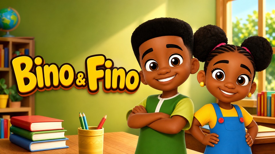 Sing and Learn All the African Countries - Bino and Fino Kids Songs / Dance background