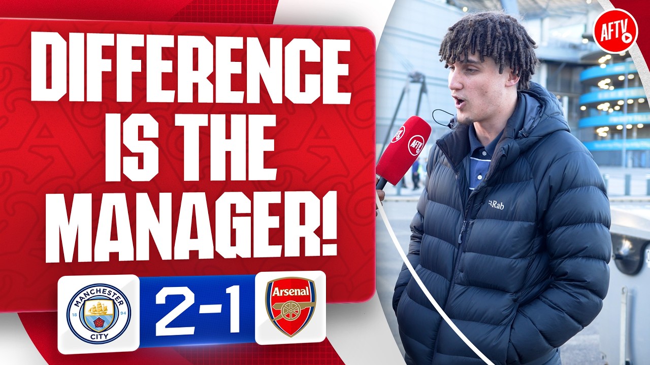The Difference Is The Manager! | Man City 2-1 Arsenal background