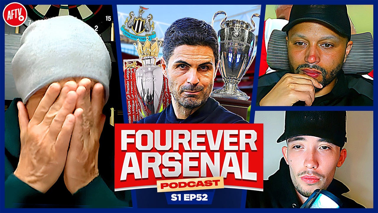 Arsenal DROP to 2nd! Title Race & UCL Debate! | Fourever Arsenal Podcast background