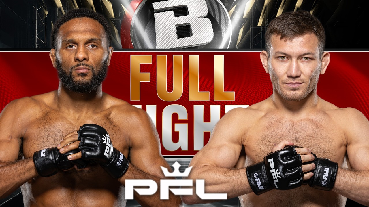 INCREDIBLE BOUT! | AJ McKee v Salamat Isbulaev | Full Fight | PFL San Diego background