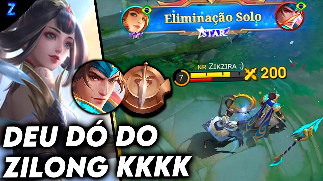 COITADO DO ZILONG FIQUEI COM DÓ! - GUINEVERE GAMEPLAY | Mobile Legends background