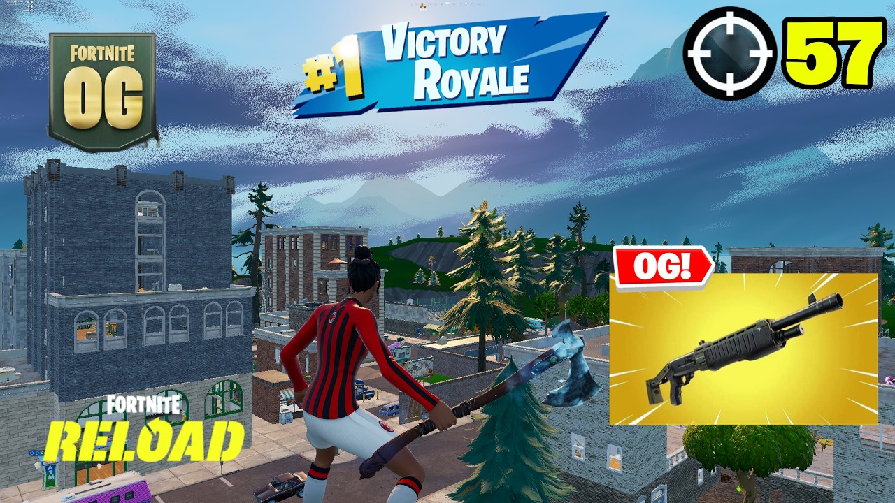 57 Elimination Solo "RELOAD” Gameplay Wins (Fortnite Chapter 7 PS5 Controller) background