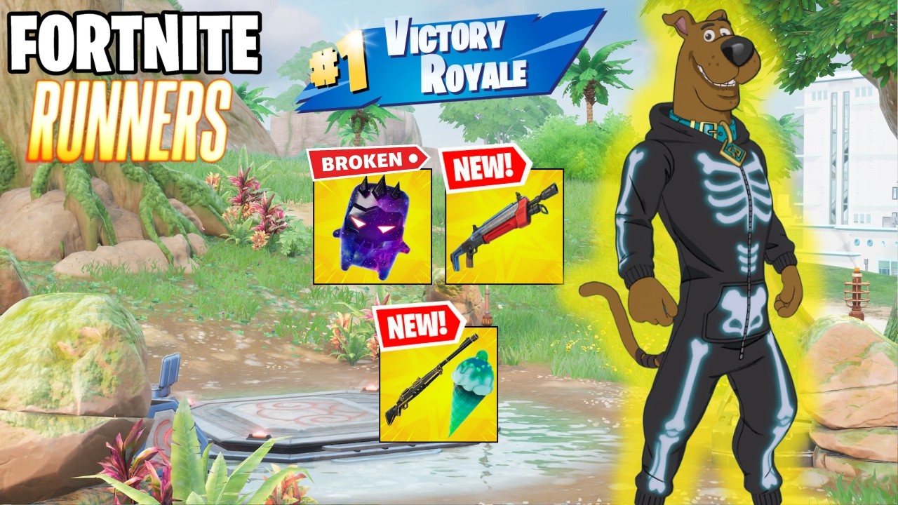 SCOOBY DOO Gameplay Wins Zero Build (NEW FORTNITE CHAPTER 7 SEASON 3) background